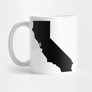 California map in black Mug